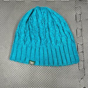 L.L. Bean Reversible Cable Knit Beanie - OSFA - Acrylic Blend